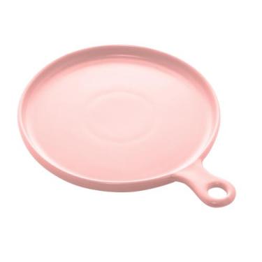 Imagem de Kit 02 Travessas Porcelana Nórdica Rosa 26cm - Bon Gourmet