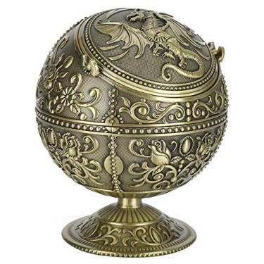 Imagem de Fockety Cinzeiro para casa, cinzeiro, cinzeiro com tampa, cinzeiro vintage para casa, quarto de hotel, clube