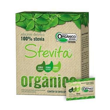 Imagem de Adocante Stevita Stevia 50 Env 0,50Mg Organico - Steviafarma