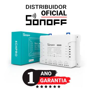 Imagem de Sonoff 4ch pro R3 WiFi e RF433MHz Automação Residencial Casa Inteligente Smart Home