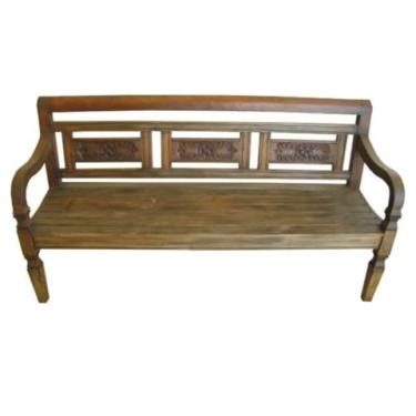 Imagem de Banco Rústico Carla Em Madeira De Demolição - Cód 1350