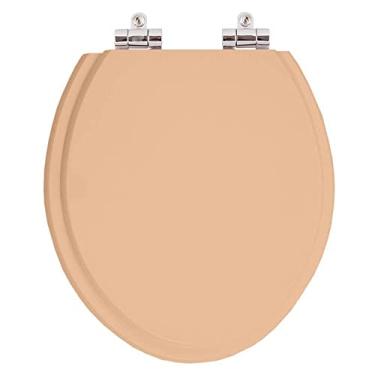Imagem de Assento Sanitario Poliester com Amortecedor Lirio Pessego 73 para Vaso Celite