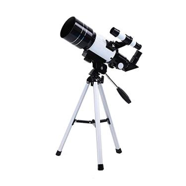 Imagem de Lianai Telescópio ao ar livre, telescópio refratário astronômico claro, telescópio profissional para observação de estrelas, tripé compacto, monóculo para crianças, adolescentes, iniciantes