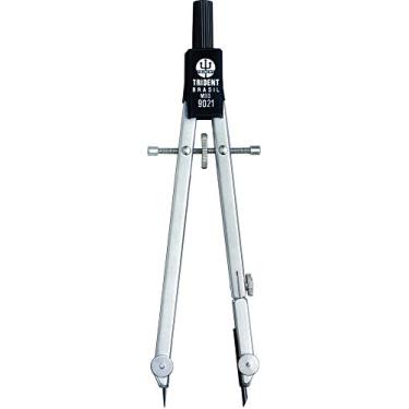 Imagem de Compasso Técnico Balaustre com Adaptador Universal, Trident, 9021, Cromo Fosco, Traça C...