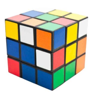 Cubo Mágico 2x2 Profissional Kids Original QiYi QiDi Preto