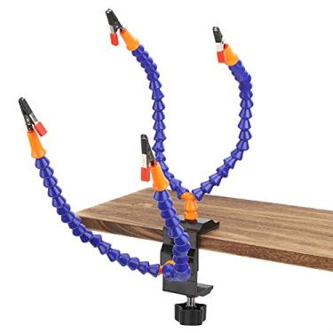 Imagem de Ferramenta de solda de terceira mão, ferramenta de terceira mão de solda multifuncional com clip, reparo de placa de circuito para suporte de ferro de solda