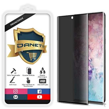 Imagem de Película De Privacidade Vidro Temperado Para Samsung Galaxy Note 10 Plus Tela 6.8" Polegadas Proteção Anti Impacto E Curioso Top Spy Premium 3d- Danet