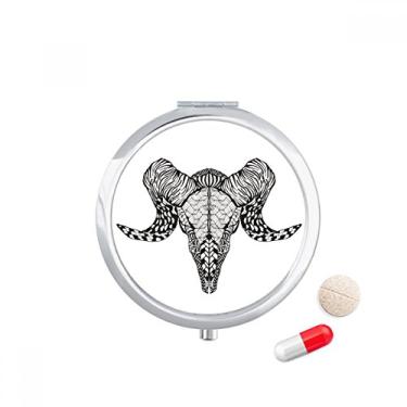 Imagem de Porta-comprimidos, antílope de chifres longos, caixa de armazenamento de remédios