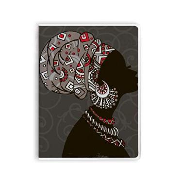 Imagem de Diário feminino africano preto aborígene capa de chiclete diário capa macia