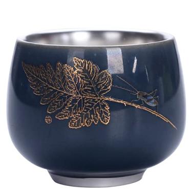 Imagem de PAYNAN Conjunto de chá de cerâmica Kung Fu xícara de cerâmica 90 ml xícara de chá criativa decoração cerimônia
