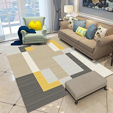 Imagem de jia cool Carpete, marroquino, boêmio, fácil limpeza, para quarto, cozinha, sala de estar, tapete sem queda, 50 x 80 cm Geometria-36