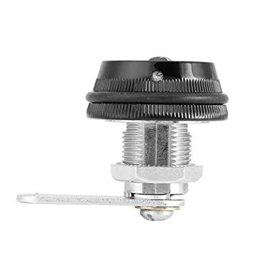 Imagem de Trava com senha, trava mecânica de liga de zinco durável premium resistente para armários de madeira para caixas de letras para armários de funcionários (preto, 20 mm)