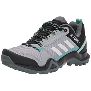 Imagem de adidas Tênis de caminhada feminino Terrex AX3, Halo Prata/Cristal Branco/Ácido Hortelã, 8