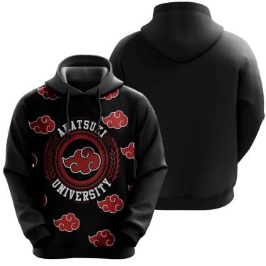 Imagem de Blusa De Moletom Akatsuki Nuvem Narutoo Anime Desenho Casaco-Unissex