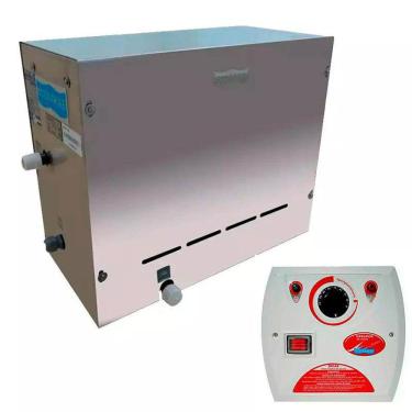 Imagem de Gerador de Vapor Steam Universal Inox Sauna 9,0Kw c/ Quadro Analógico SODRAMAR
