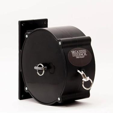 Imagem de Varal Retrátil Nylon 30m Seca Fácil Trevisan (Preto)