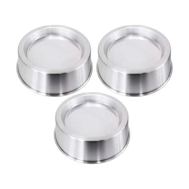 Imagem de Kit 3 Formas Ballerine Alumínio Bolo Piscina Vulcão 20cm