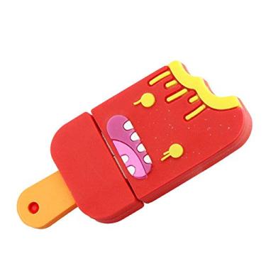 Imagem de 8 GB Red Ice Cream Modelo USB Flash Memory Pen Drive Stick USB Flash Disk Memory Stick USB Drive Pen Drive