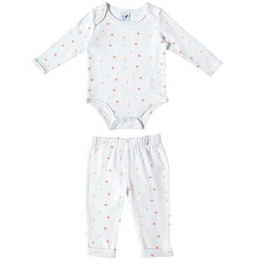 Imagem de Kit 2 Peças Body e Calça, Tip Top, Unissex, Rosa, P