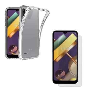 Imagem de Kit Capinha Anti Shock + Película Vidro Compatível LG K22+