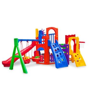 Imagem de Playground Multiplay Petit + Play House + Kit Fly Duplo - Freso