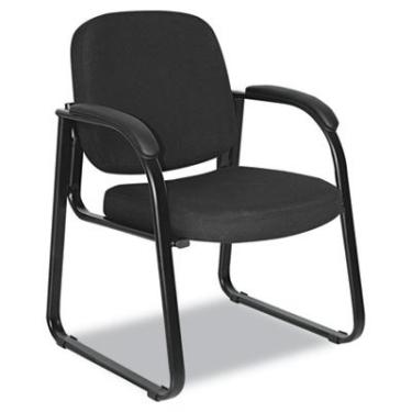 Imagem de Alera RL43C11 Recepption Lounge Series Sled Base Cadeira de hóspedes, tecido preto