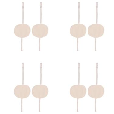 Imagem de Baglaum 4 pares de protetores de suor nas axilas laváveis, protetores absorventes de suor nas axilas, alça de ombro reutilizável, almofada de suor nas axilas