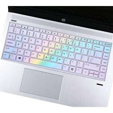 Imagem de Capa de teclado para notebook HP Elitebook 840 G5 & 840 G6 de 14 polegadas, HP Elitebook 745 G5 e 745 G6 35.6 cm e HP ZBook 14U G5 protetor de capa de teclado acessórios de pele (com apontamento),