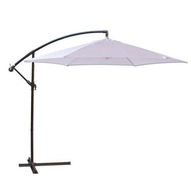 Imagem de Ombrelone Suspenso 3 Metros Branco Importway