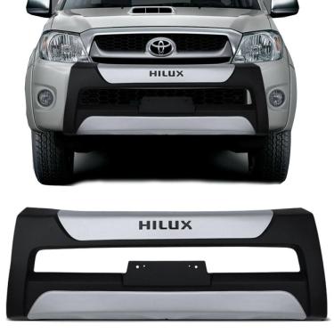 Imagem de Overbumper Hilux CD 2009 a 2011 Preto Polipropileno Tgpoli