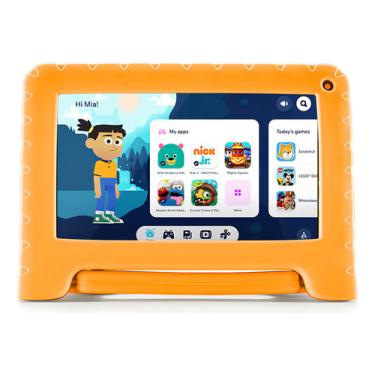 Imagem de Tablet Infantil Mi100 7 Pol. 64gb 4gb Ram Wi-fi Mirage Cor Laranja MI 100