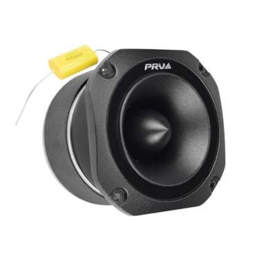 Imagem de PRV AUDIO TW700Ti TW700Ti Tweeter de titânio preto de 10 cm TW700Ti 240 Watts, supertweeter de 8 Ohm, capacitor integrado de áudio profissional de alta frequência (individual)