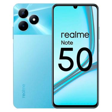 Imagem de Smartphone Realme Note 50 RMX3834 64GB 3GB ram Dual sim Tela 6.74 - Azul