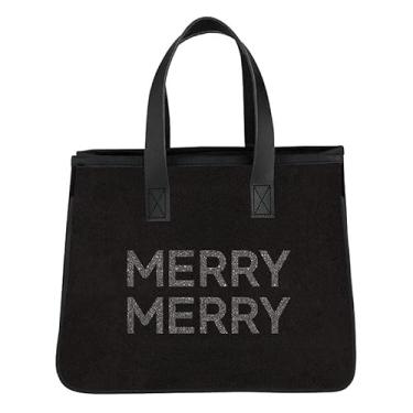 Imagem de Santa Barbara Design Studio Sacola de lona, Merry Merry, Merry Merry, Bolsa de lona
