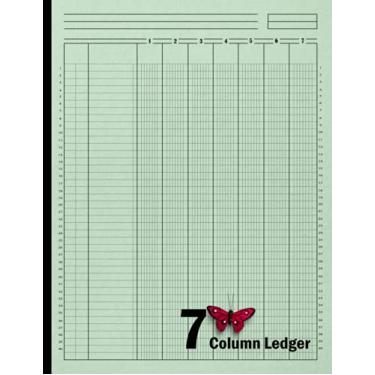Imagem de 7 Column Ledger Note: Ledger Notepad For Bills,120 Pages, Size 8.5"X11"(Volume-4)