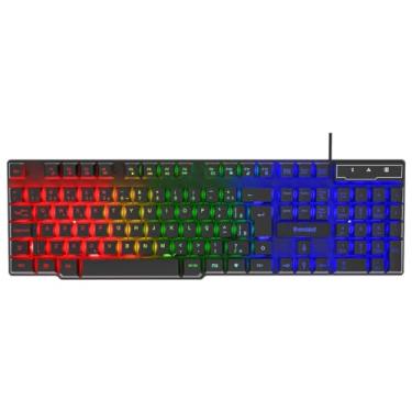 Imagem de TECLADO GAMER HAWKE - EG206 - ABNT2 - LED RAINBOW - EVOLUT