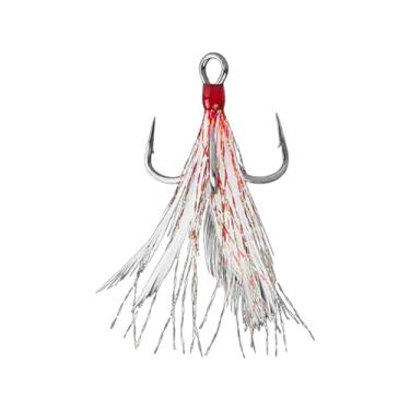 Imagem de Mustad ITG76F-RT-2-2A: aderência tripla em linha, lantejoulas vermelhas, 2