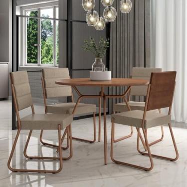Imagem de Conjunto Sala de Jantar 4 Cadeiras San Francisco Carraro