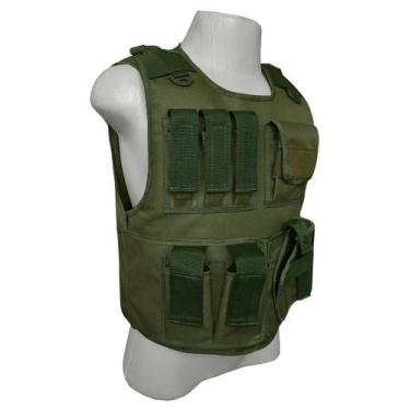 Imagem de Colete Tático Operacional Assault - J.A Rio Militar, Verde,  M