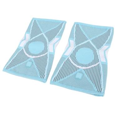 Imagem de Joelheiras Esportivas, Suporte de Joelho Elástico Antiderrapante de Nylon à Prova de Choque de Quatro Vias para Corrida (M)