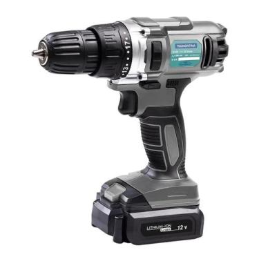 Imagem de Furadeira E Parafusadeira Tramontina Com Led 12v À Bateria - 100022