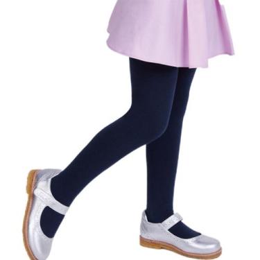 Imagem de Meia Calça Fio 80 Loba Lobinha Lupo Infantil Lisa Algodão Para O Frio 