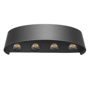 Imagem de Balizador Arandela Sobrepor Led 12W Branco Quente 8 Fachos - CBC