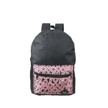 Imagem de Mochila Escolar Básica Rosa Flo - 20L - Yeep
