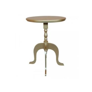 Imagem de Mesa de Apoio Torneada - Tommy Design - Classico Moveis, Dourado
