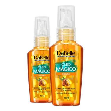 Imagem de Kit Dabelle 2 Óleo Mágico Argan Reparador Pontas Duplas Proteção Térmi