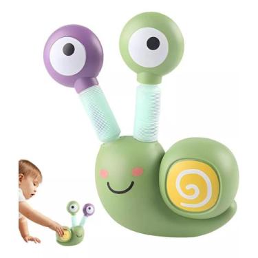 Imagem de Caracol Zoy Pop It Tubo Estica E Balança Olho Fidget Toys - MEGA TOYS 