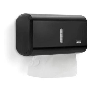 Imagem de Porta Papel Toalha Interfolha Dispenser Compacto Preto Urban - Premiss