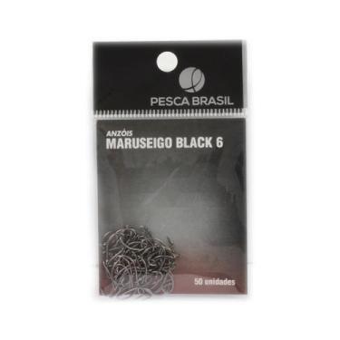 Imagem de Anzol Maruseigo Black 6  50 Uidades -  Pesca Brasil