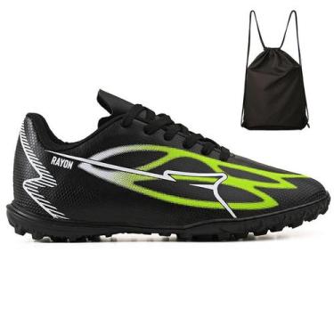 Imagem de Kit Chuteira Futebol Campo Society Grama Sintetica Adulto + Mochila - 